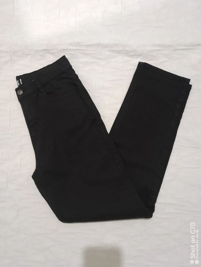 Kiabi pantalon jean regular noir 12 ans