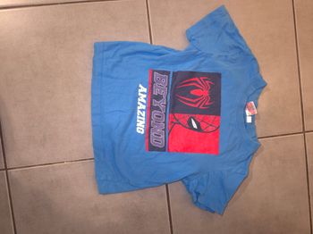 Tee shirt spiderman