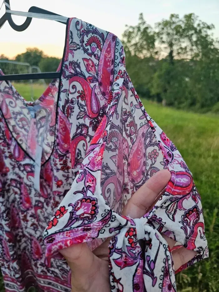 Tee-shirt / blouse femme grande taille 54/56 neuf - photo numéro 4