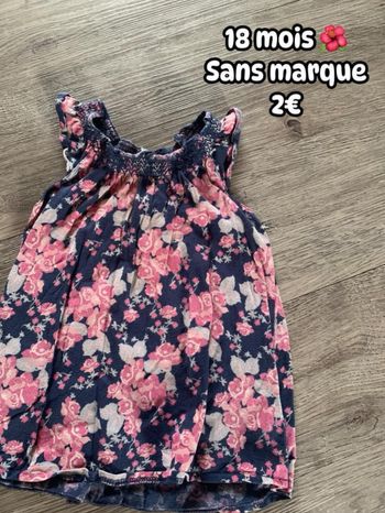 Robe 🌺 18 mois 🌺 Sans marque