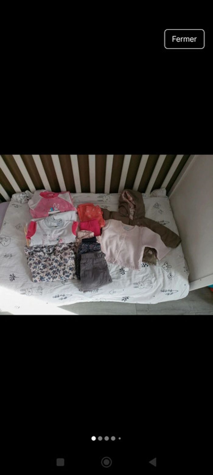 Lot de vêtements filles 12 mois automne hiver