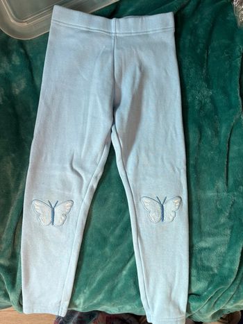 Legging polaire papillons 7-8 ans