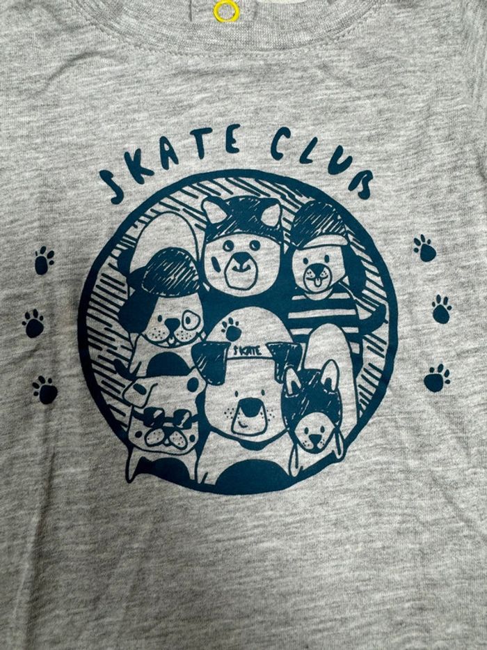 Tee shirt du pareil au même 6 mois - photo numéro 2