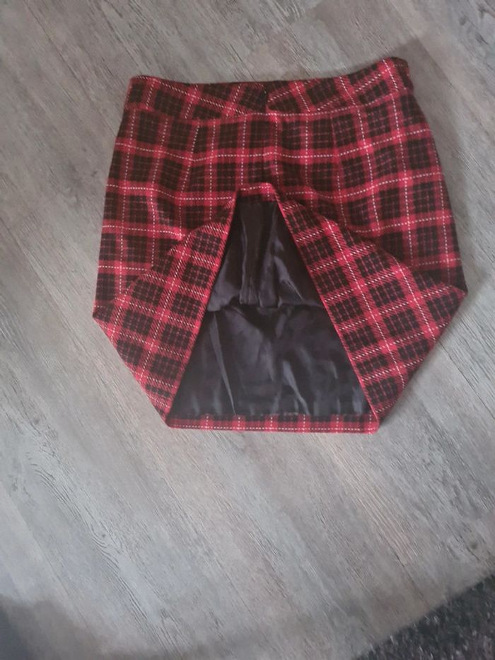 Jupe carreaux camaïeu - photo numéro 5