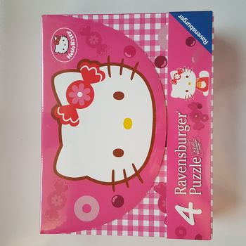 coffret de 4 puzzles Hello Kitty sous blister