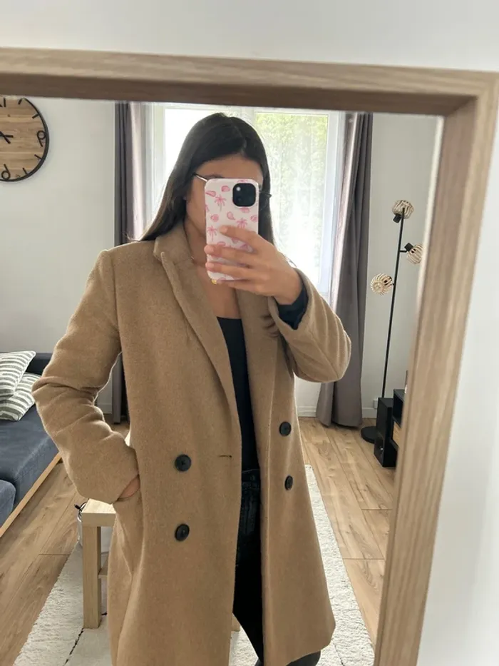 Manteau camel long - photo numéro 2