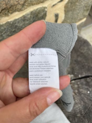 Lot de 2 lavette grise neuve