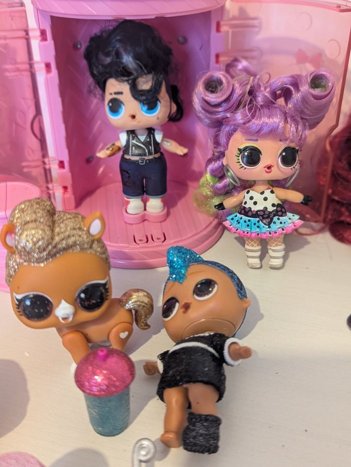 Lot de poupées lol surprise omg glitter, hairgoals, animaux et garçon - photo numéro 6