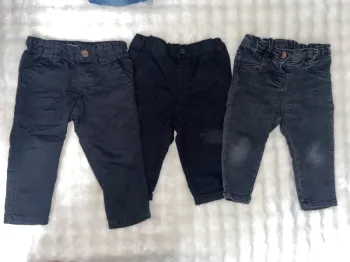 Lot 3 pantalons noirs