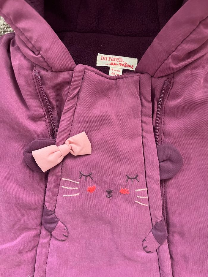 Combi hiver + bonnet écharpe moufles - photo numéro 5