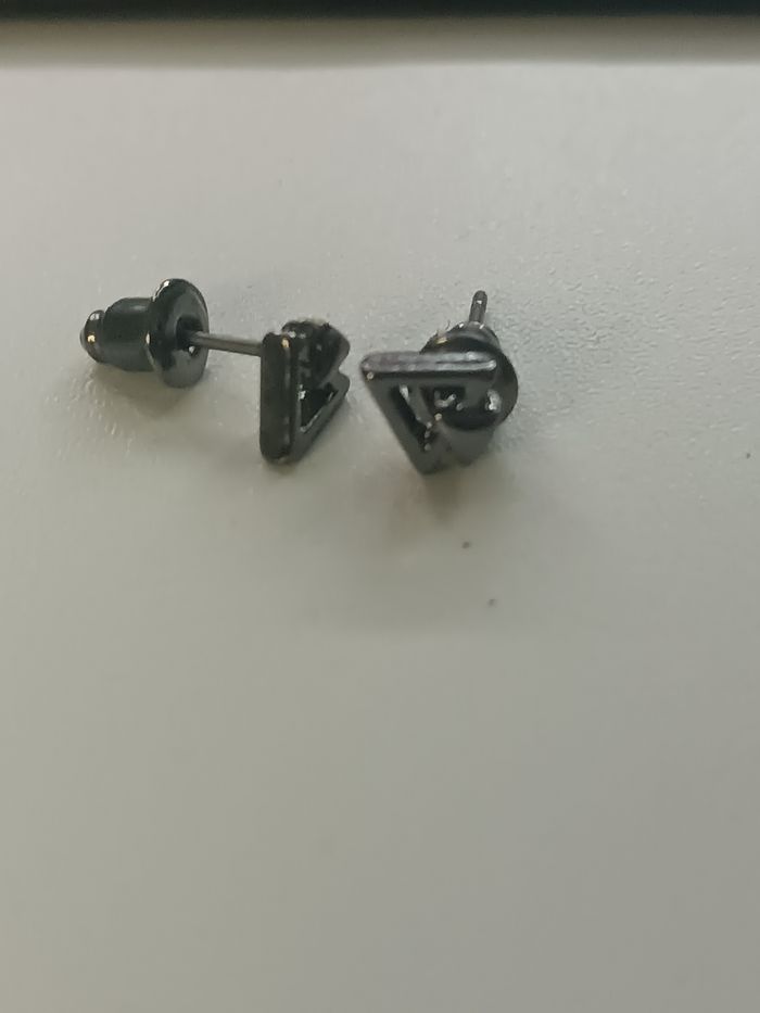 Boucles d'oreille noir - photo numéro 3