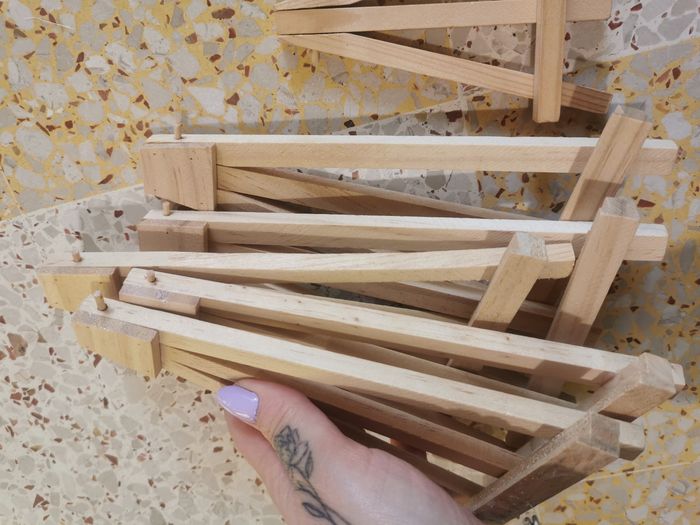 Lot de petit chevalets en bois - photo numéro 5