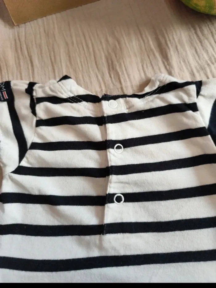 Tee-shirt terre de marins 6M/67cm - photo numéro 3