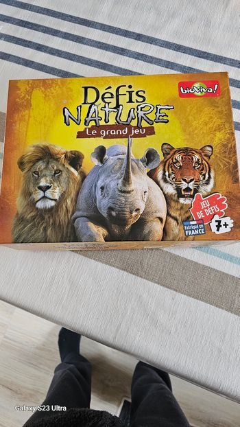 Jeux de société jeu défi nature jamais servi