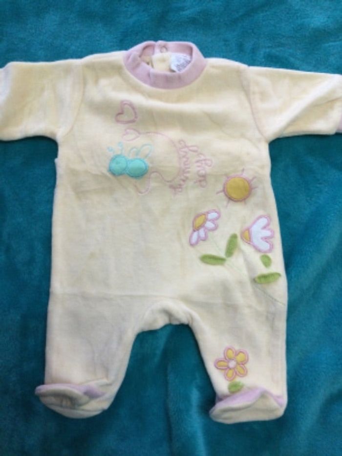 grenouillère naissance 50 cm 0 mois neuve sans étiquette