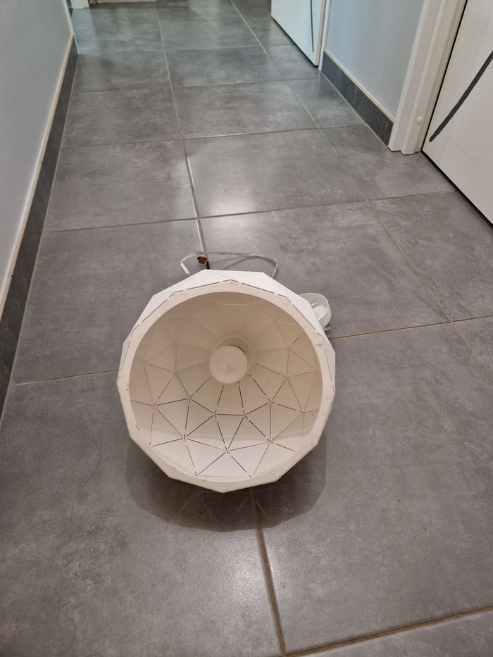 Lustre blanc - photo numéro 2