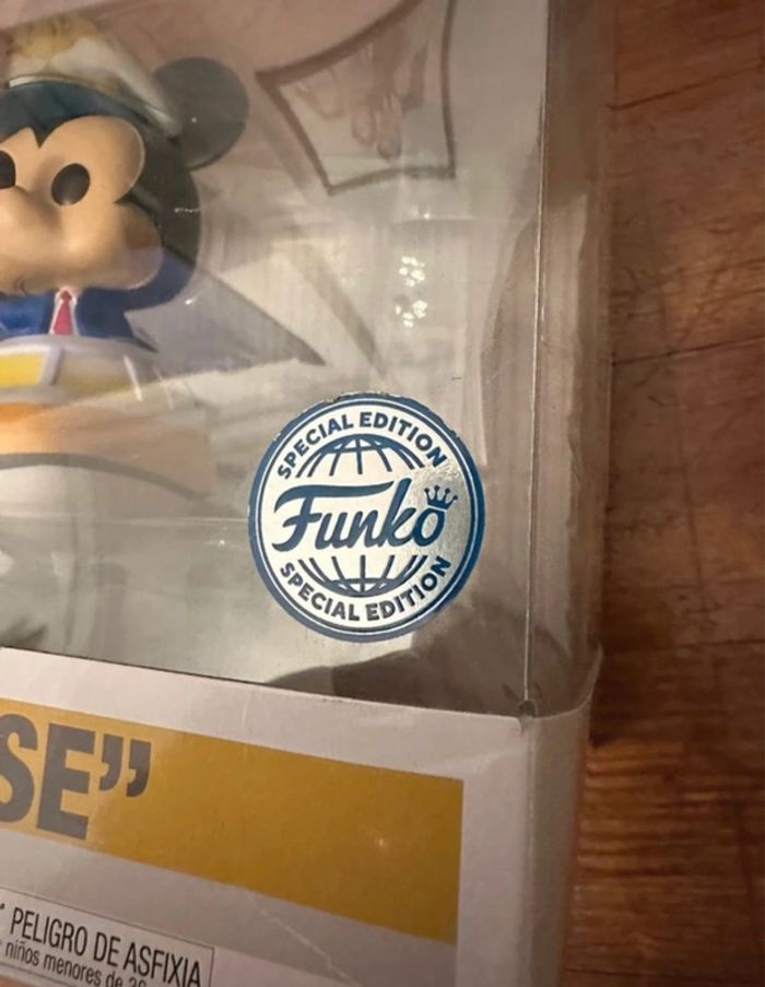 NEUF Coffret grande Funko Pop Rides 292 Mickey in the Mouse pilote avion Disney figurine vinyle - photo numéro 5