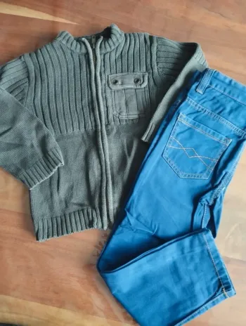 Ensemble garçon pantalon et gilet 5 ans