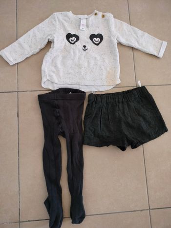 Ensemble fille 80 cm
