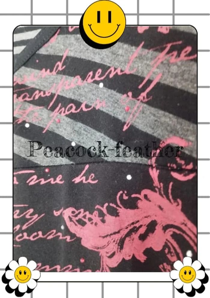 Haut noir et rouge L - photo numéro 4