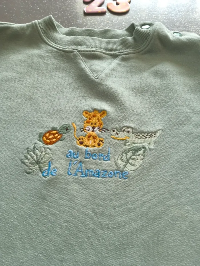 Sweat pression coton 23 mois - photo numéro 3