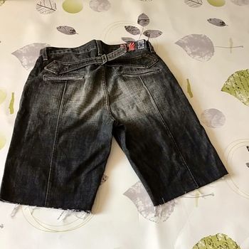 Pantacourt en jeans E.play taille 40 noir