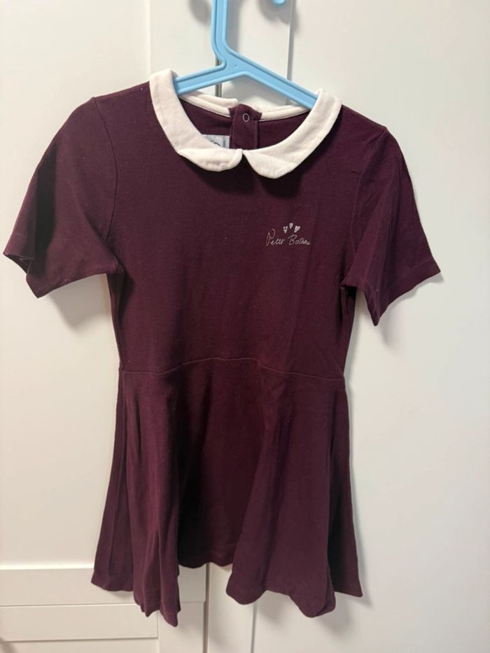 Robe, petit bateau, col claudine, 6 ans