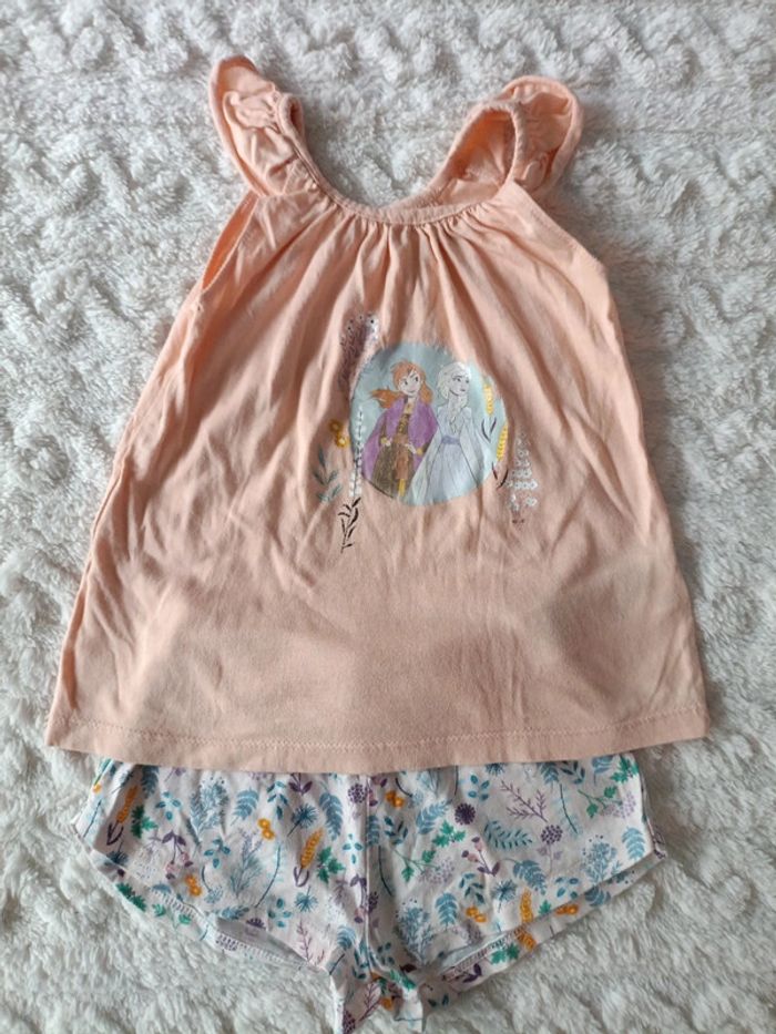 Pyjama d'été la reine des neiges