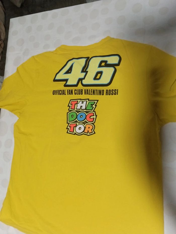 Tee shirt manches courtes homme Valentino Rossi sport moto taille XXL tee shirt officiel - photo numéro 4