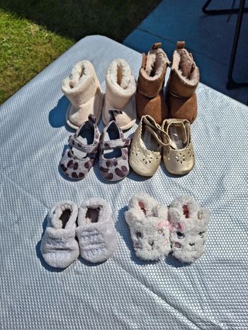 Lot de 6 paires de chaussures bebe