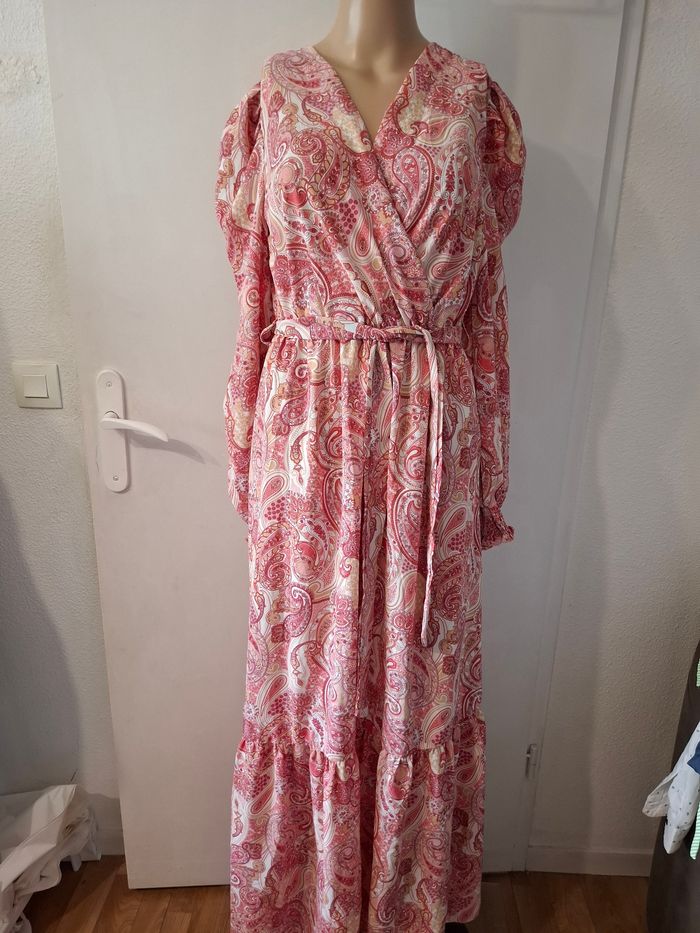 Robe longue boheme taille 36 en très bon état - photo numéro 1