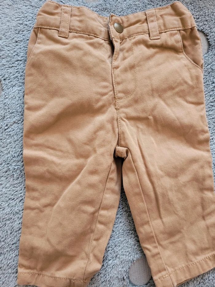 Pantalon chino 3-6 mois 68 cm - photo numéro 2