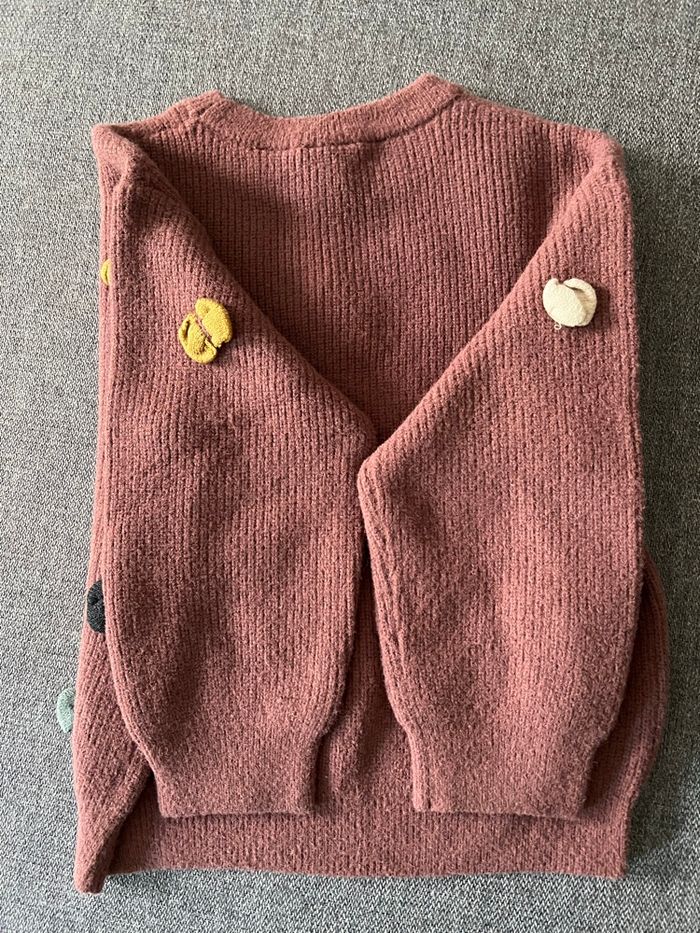 Pull d’hiver à noeuds papillon Zara fille 5 ans - photo numéro 4