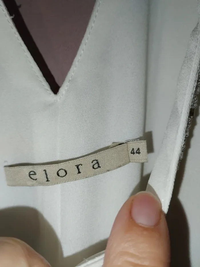 Robe blanche elora taille 44 - photo numéro 2
