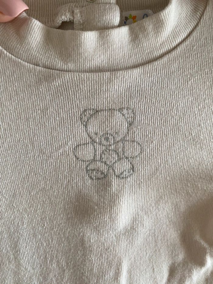 Ensemble haut + jupe + bloomer - taille 1 mois - photo numéro 6