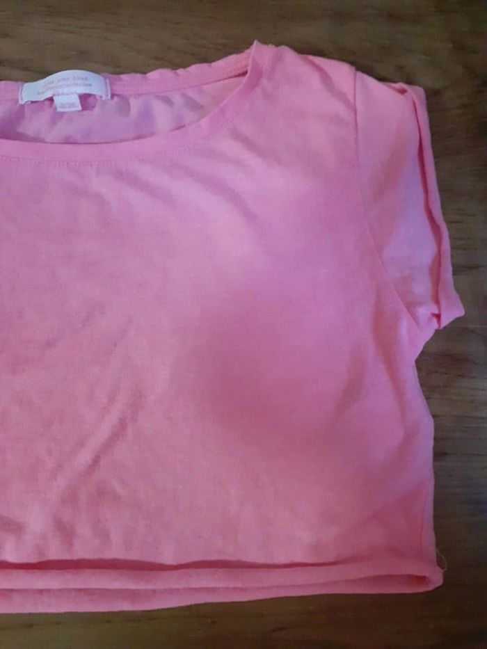 Crop top rose bershka - photo numéro 3