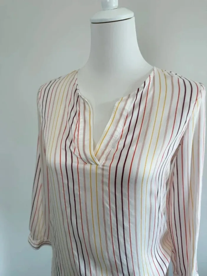Blouse Pennyback femme lignée taille S parfait état - photo numéro 2