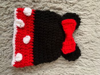 Bonnet minnie/mickey mouse pour bébé