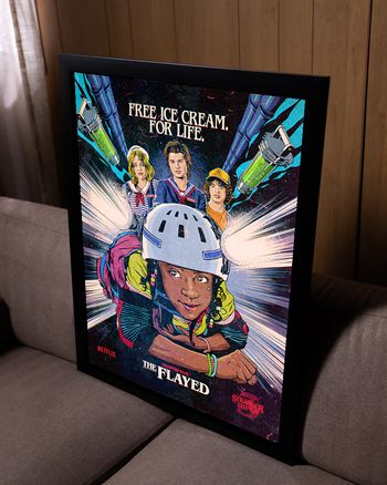 Poster Stranger Things - The Flayed - Saison 3