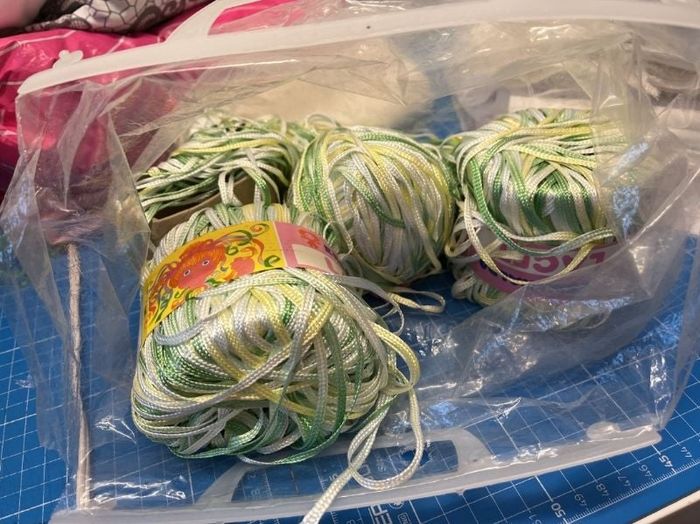 Lot laines en tissu