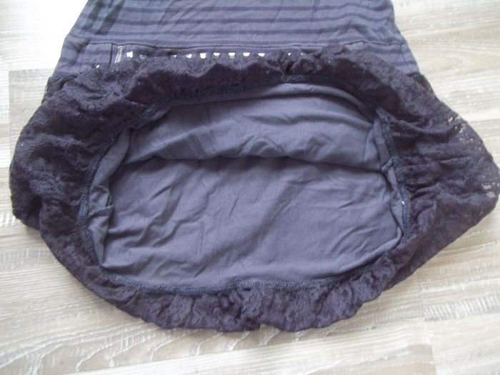 Robe jupette dentelle rayée grise Orchestra 14 ans - photo numéro 5