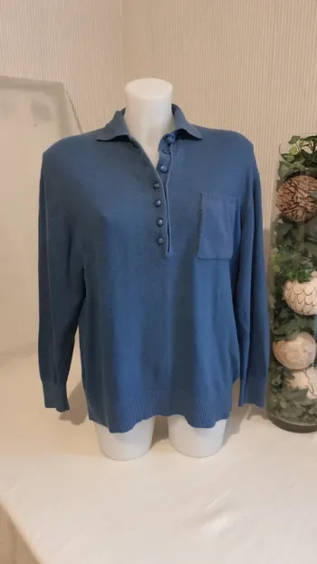 Polo femme bleu taille XL