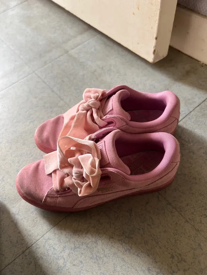 Basket puma rose