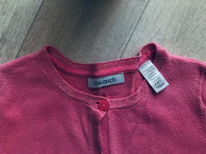 Gilet fushia Okaïdi - photo numéro 5