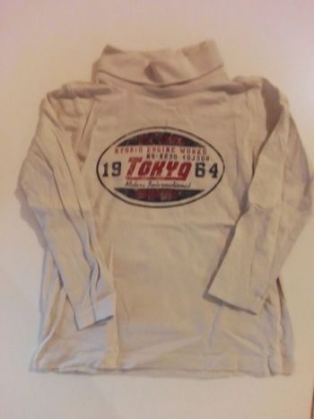 T-shirt col roulé tape à l'oeil 4 ans