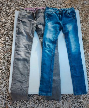 Lot 2 jeans Orchestra 14 ans