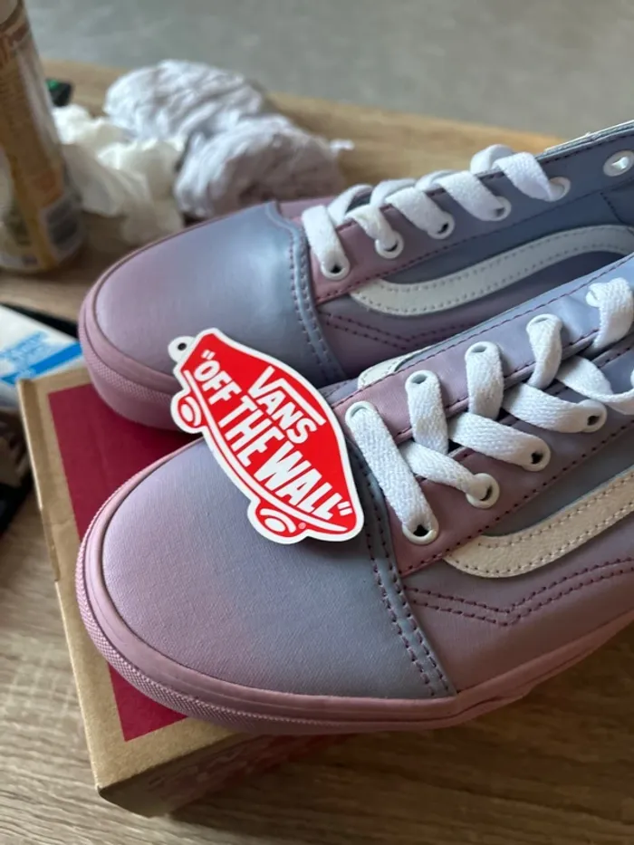 Basket vans old skool sunset fade lilas - photo numéro 6