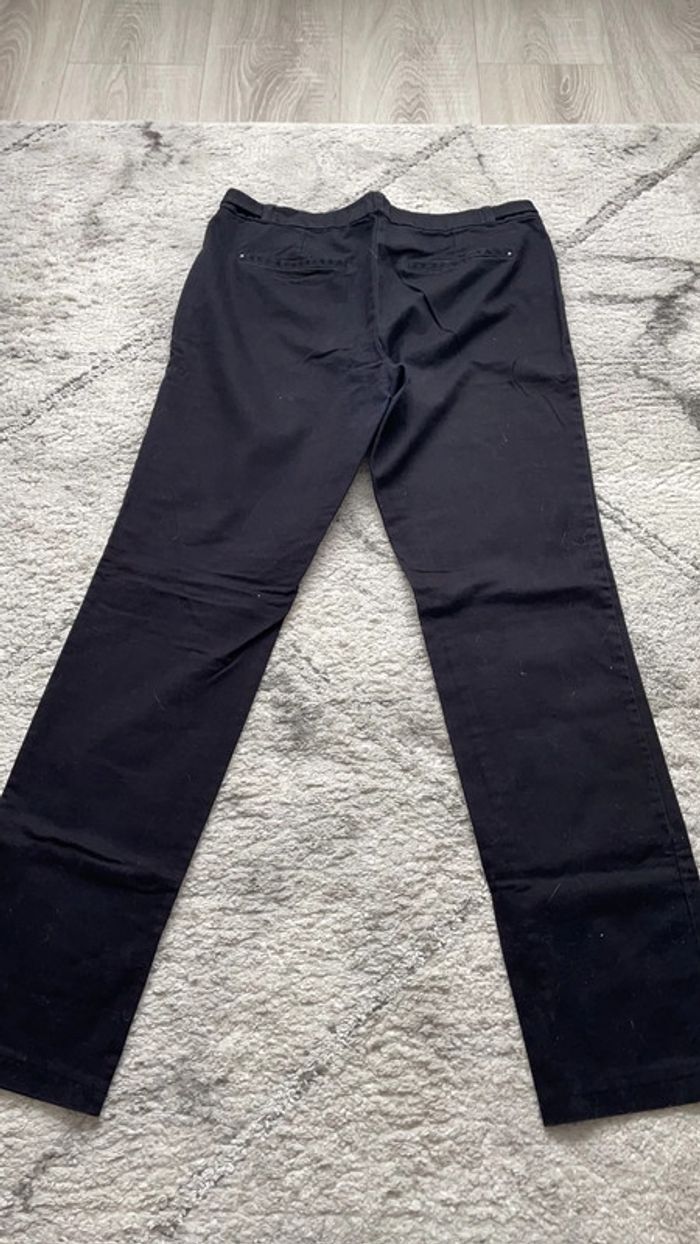 Pantalon bleu noir Camaïeu - photo numéro 3