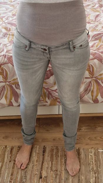 Jean gris clair Mama
