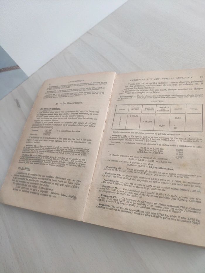 Livre ancien arithmétique classe de sixième Desbats Durand 1949 - photo numéro 8